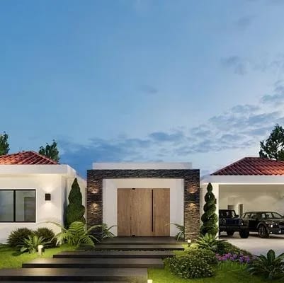 Casa de un nivel en Hacienda Nueva, San José Pinula — Casa en Venta en San José Pinula, Guatemala, Ciudad — foto 1 de 7