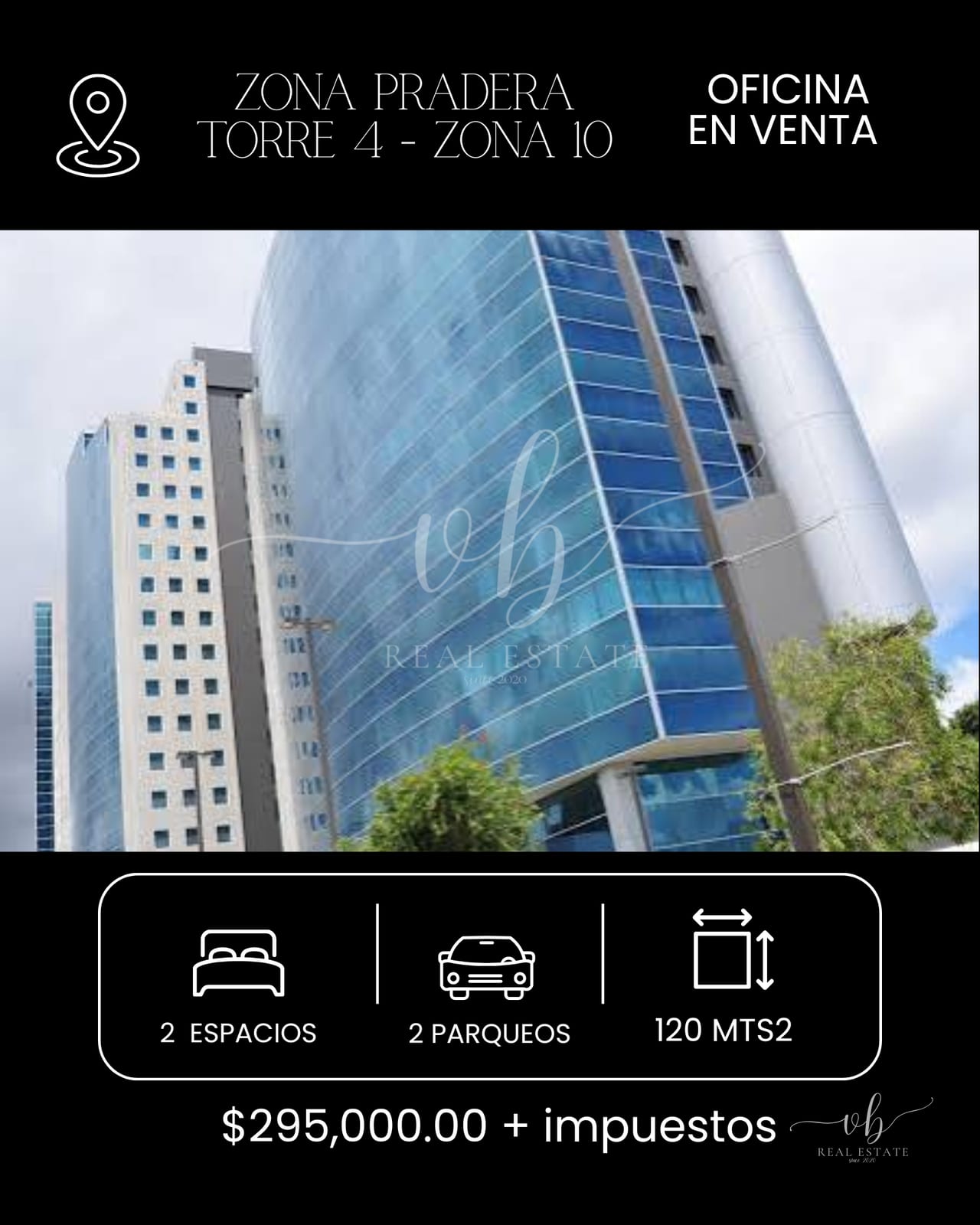 Oficina en venta - Zona Pradera z10 - Torre 4 — Oficina en Venta en Zona Pradera, Zona 10, Guatemala, Ciudad — foto 1 de 1