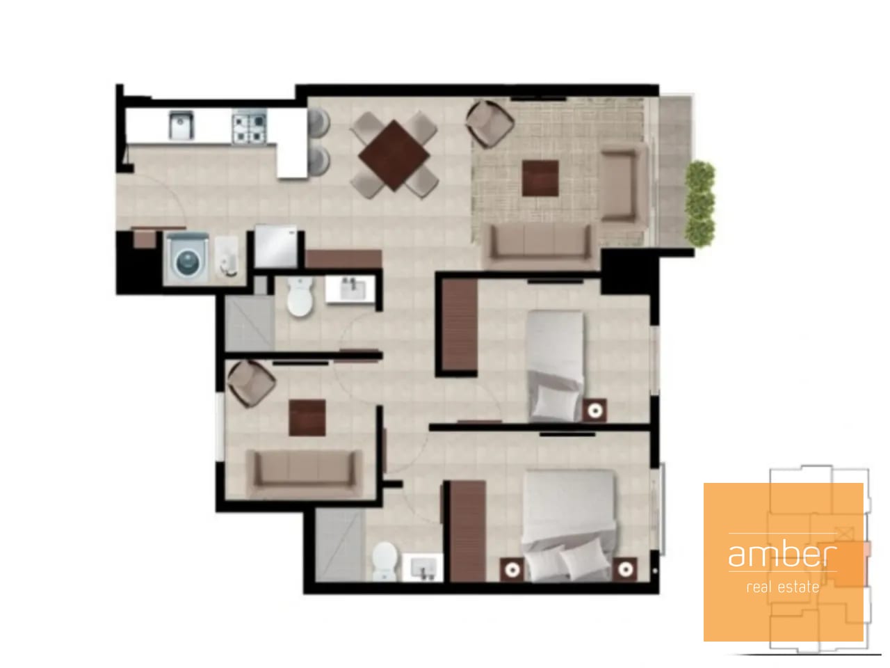 Apartamento en Vistas de la Floresta, El Naranjo — Apartamento en Venta en Vistas de la floresta, Zona 4 Mixco, Guatemala, Ciudad — foto 3 de 3
