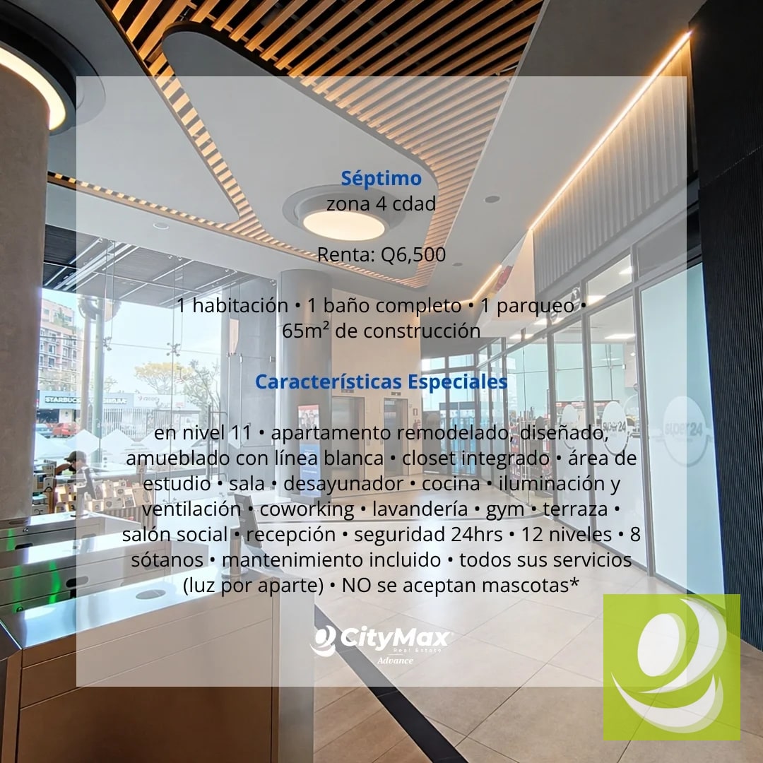 Apartamento en Renta en Séptimo zona 4 cdad - 8