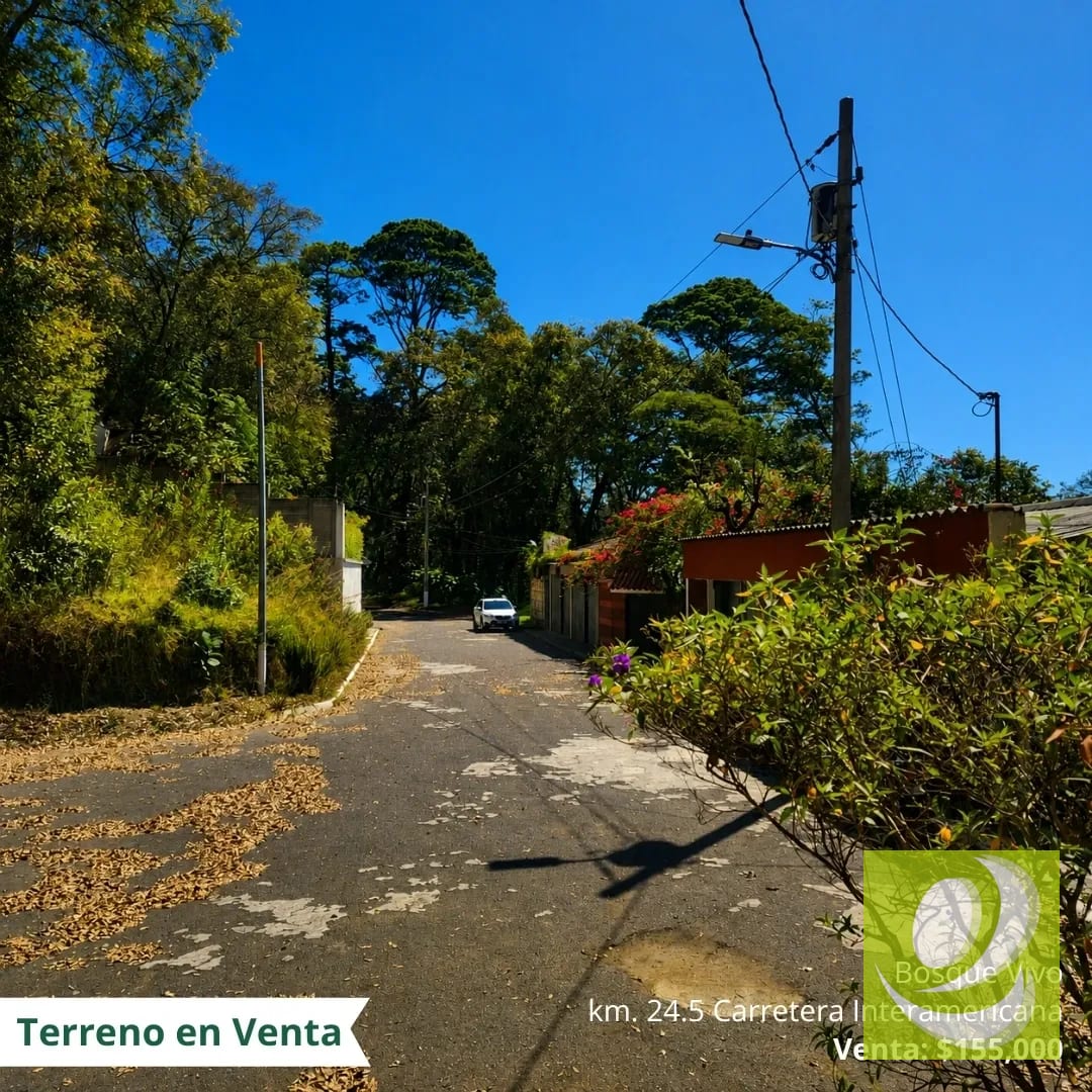 Terreno en Venta en Bosque Vivo km 24 Carretera Interamericana — Terreno en Venta en San Lucas Sacatepéquez, Sacatepéquez — foto 1 de 7