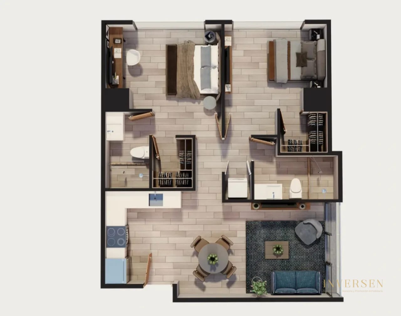 Apartamento en renta/venta en Edificio Cassia zona 15 (copia) — Apartamento en Alquiler en Cassia, Zona 15, Guatemala, Ciudad — foto 9 de 11