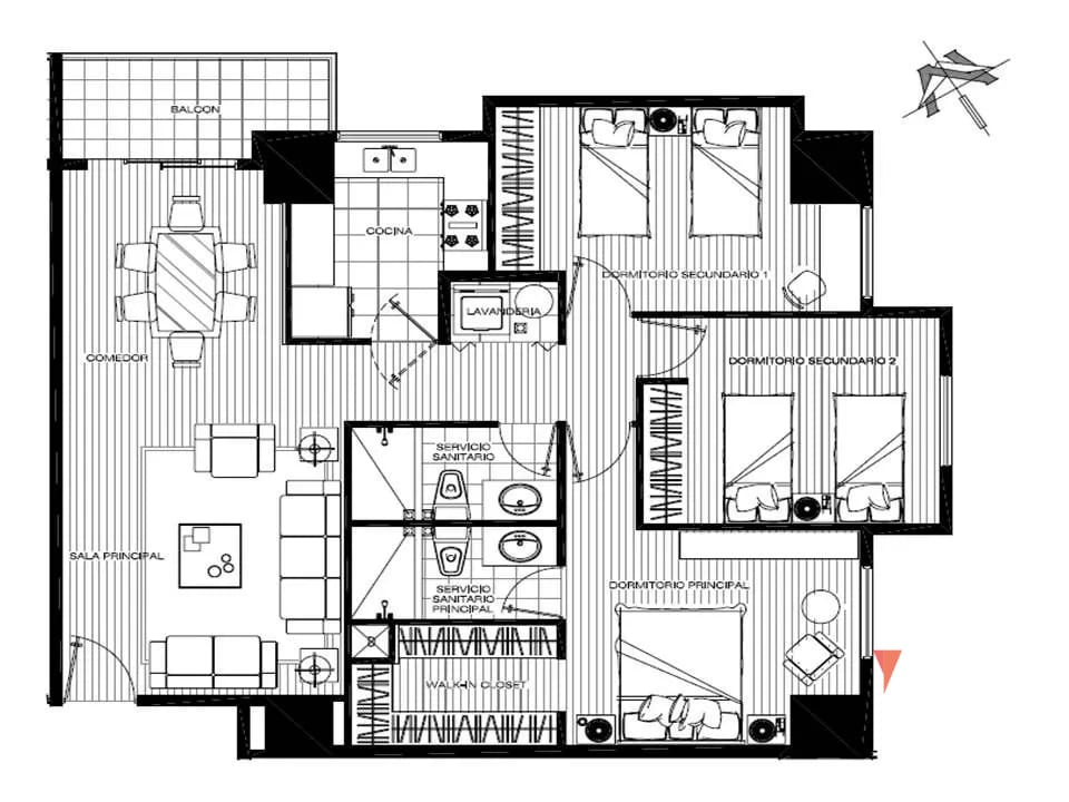 Alquiler Apartamento Zona 14 — Apartamento en Alquiler en Zona 14, Guatemala, Ciudad — foto 3 de 12