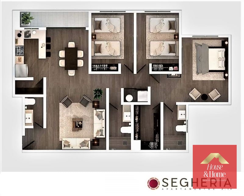 Apartamento en renta zona 14, Segheria - 9