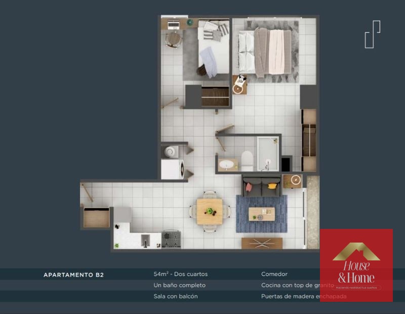 ZONA 12 / CERCA DE LA USAC - APARTAMENTO AMUEBLADO EN RENTA - 5