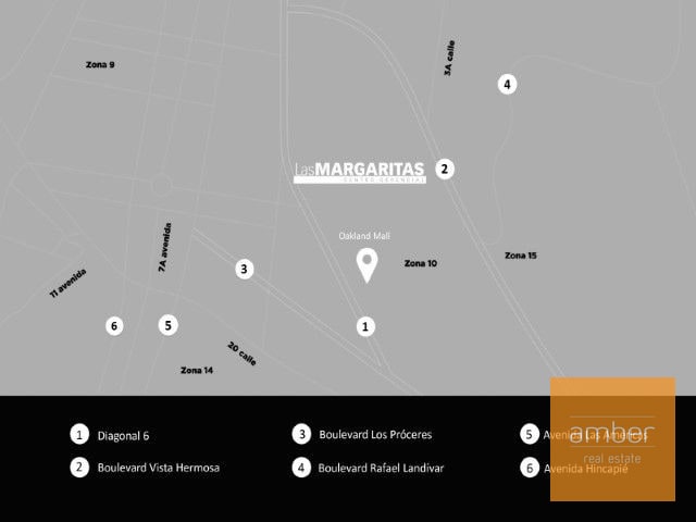 Oficinas en Las Margaritas, zona 10 - 2