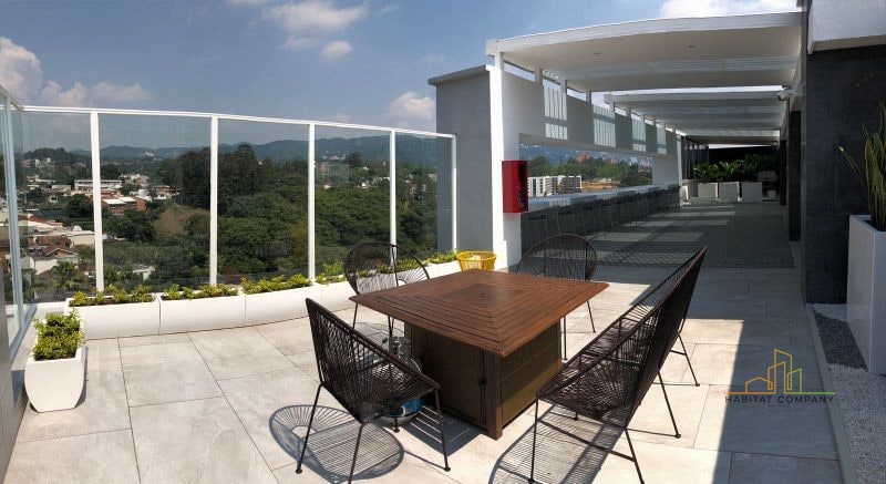 Apartamento 50 m2 Alquiler Zona 15 VH3 [Edificio Adamant] AMUEBLADO Y EQUIPADO - 9