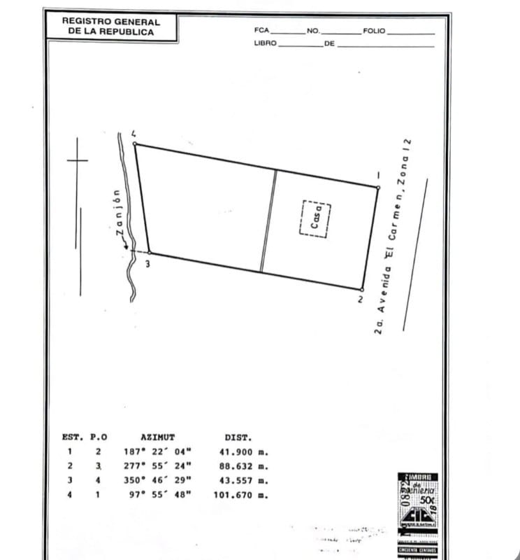 VENTA TERRENO, COLONIA EL CARMEN, ZONA 12 — Terreno en Venta en El Carmen, Zona 12, Guatemala, Ciudad — foto 4 de 4