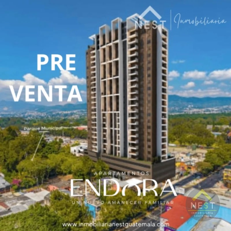 ZONA 11 - Edificio ENDORA | Apartamentos en PRE-VENTA de 2 habitaciones. ENGANCHE FRACCIONADO - 1