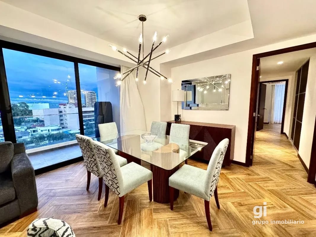 Apartamento en venta amueblado 3 dormitorios y cuarto de servicios, zona 10 — Apartamento en Venta en Zona 10, Guatemala, Ciudad — foto 9 de 14