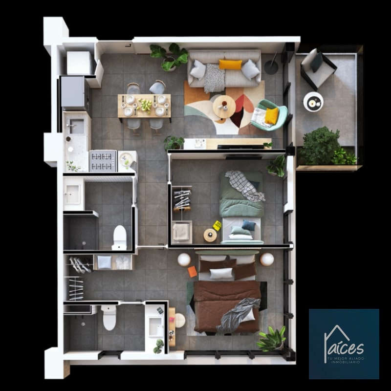Apartamento en venta (para inversionista, Airbnb) QUINCE ESQUINA Zona 15 (D) - 10