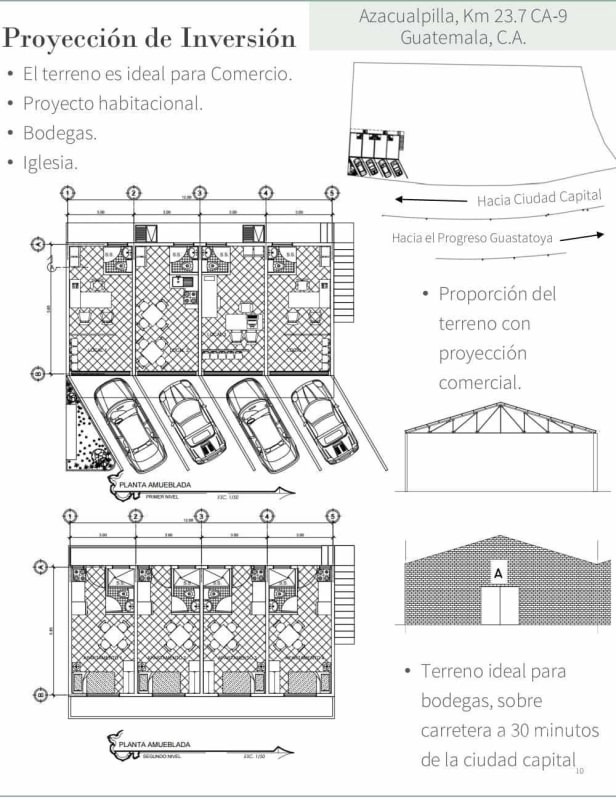 Terreno en venta - Carretera al Atlántico km23.7 - 2