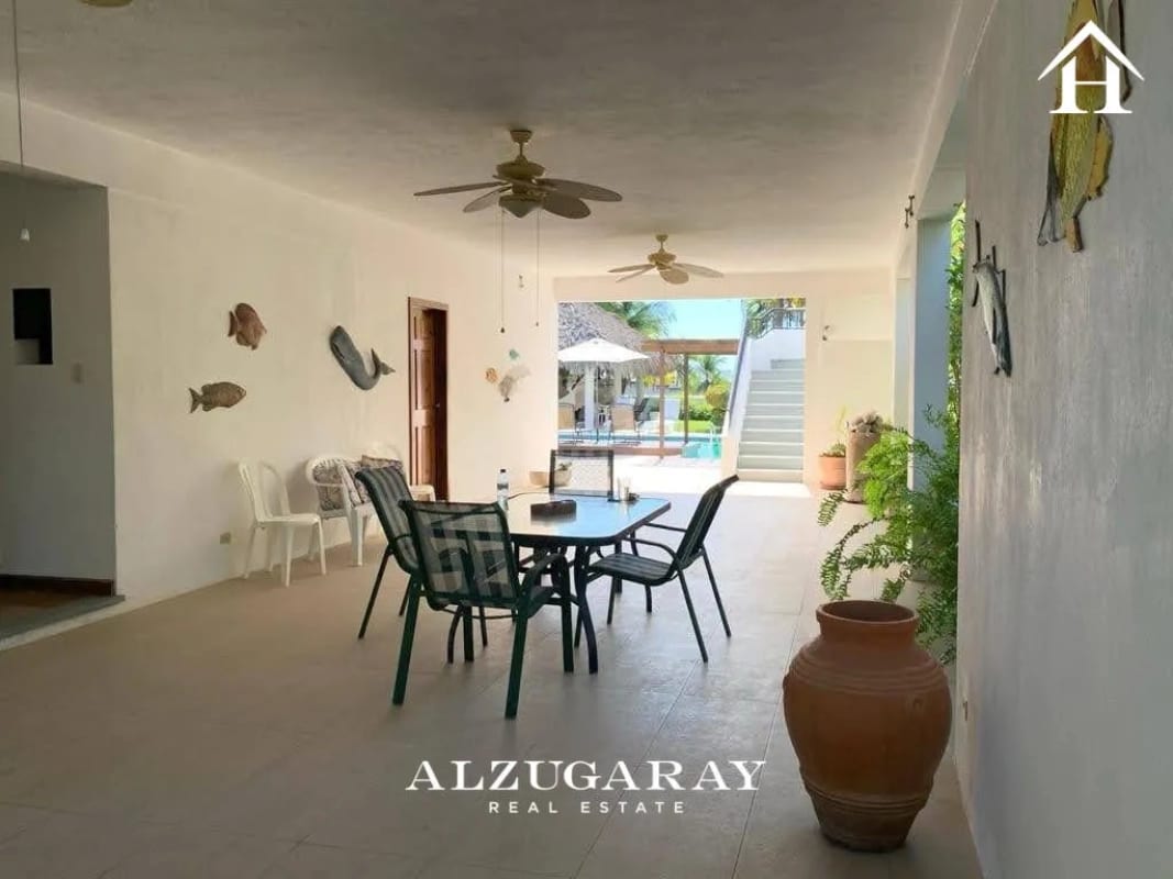 CASA AMUEBLADA FRENTE AL MAR - 5 HAB. / CONDOMINIO CHULAMAR — Casa en Venta en Puerto San José, Escuintla — foto 6 de 12
