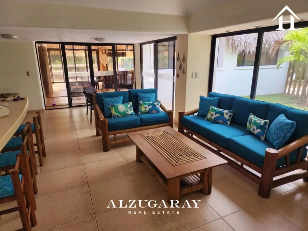 Casa Amueblada Frente a Playa | 3 Hab. | Carretera a Monterrico — Casa vacacional en Venta en Monterrico, Santa Rosa — foto 10 de 16