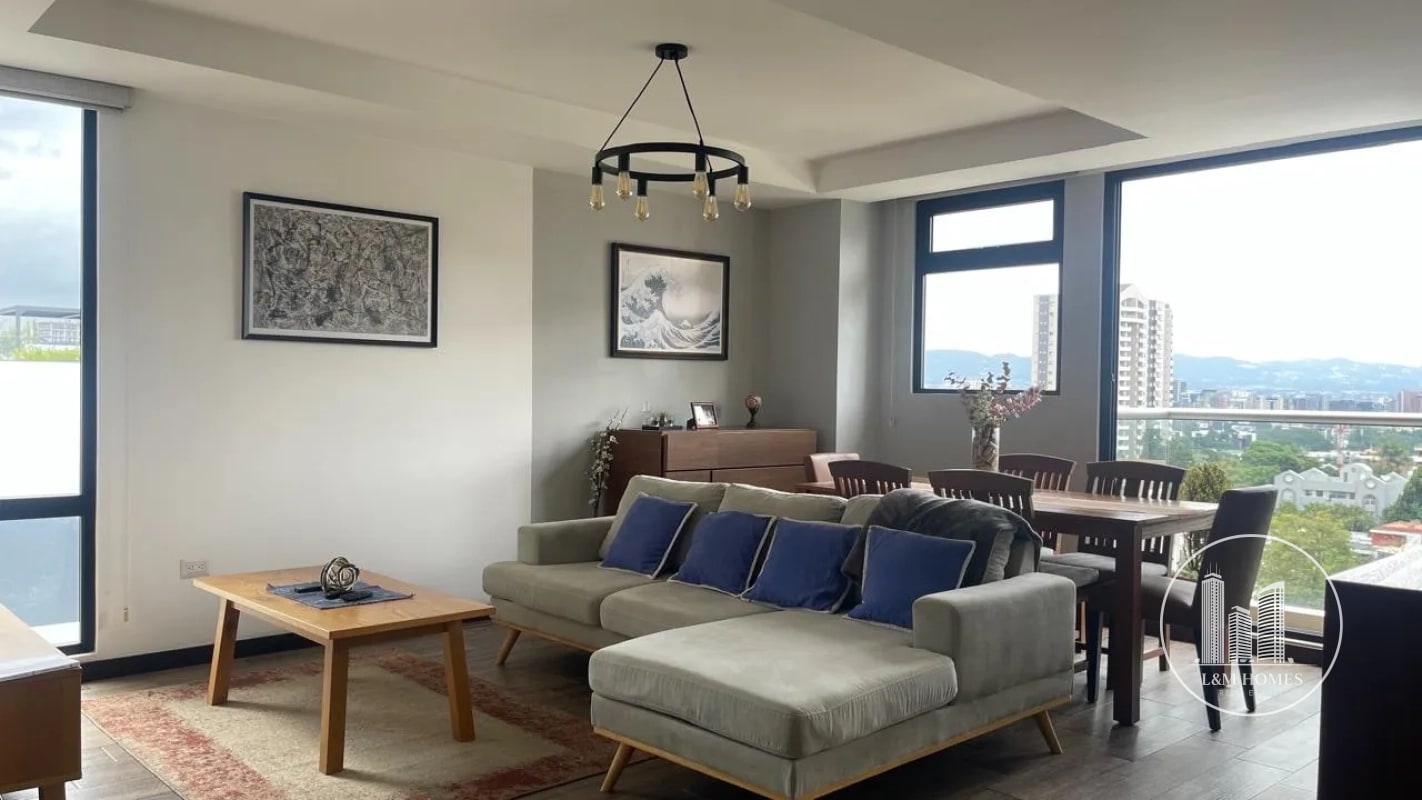 Lindo apartamento amueblado en renta o venta en zona 15 VHII - 1