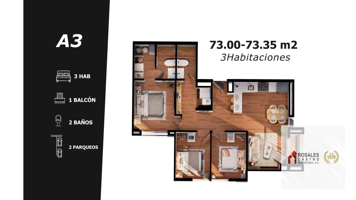 Apartamentos en Zona 2 - Vertical El Zapote - 1