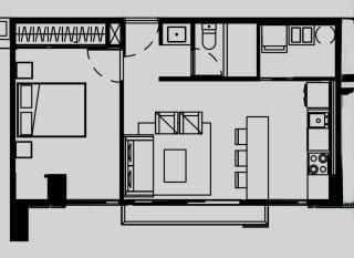 Apartamento de 1 dormitorio en renta en zona 13 — Apartamento en Alquiler en Zona 13, Guatemala, Ciudad — miniatura 7 de 14