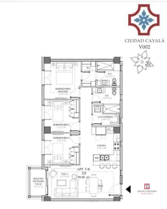 Amplio Apartamento en venta Lirios de Cayala - 2