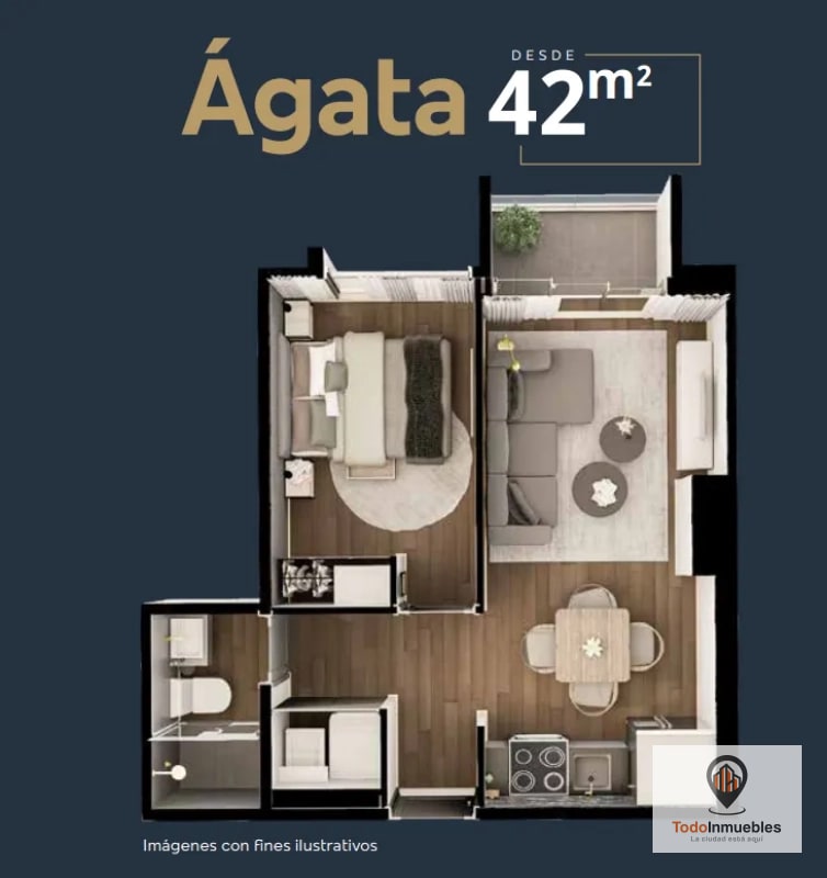 Apartamento en Venta en Atarah z10 de 1 habitación - 7