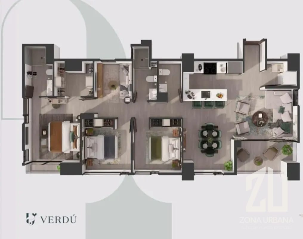 Apartamento de 3 habitaciones con entrega próxima en Edificio, Zona 13 — Apartamento en Venta en Verdú, Zona 13, Guatemala, Ciudad — foto 2 de 2