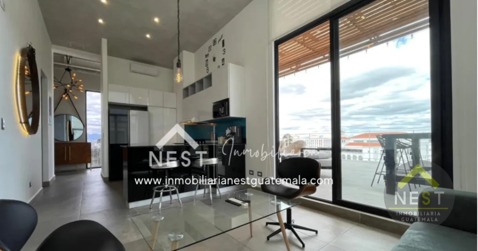 Penthouse amueblado con acabados de lujo y una terraza única, en Renta | SHIFT CAYALÁ - Zona 16 - 15