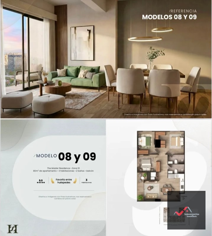 APARTAMENTOS EN PREVENTA – ZONA 10 - 3