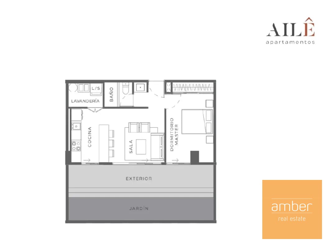 Apartamento amueblado en Ailé, zona 13 — Apartamento en Alquiler en Zona 13, Guatemala, Ciudad — foto 2 de 5