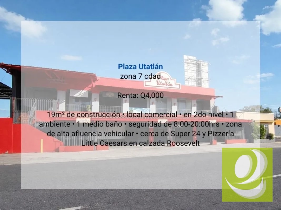 Local en Renta en Plaza Utatlán zona 7 cdad - 3