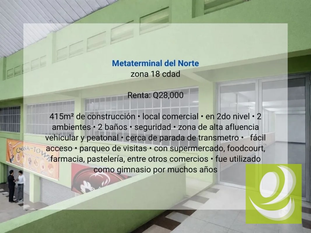 Local en Venta en Metaterminal del Norte zona 18 cdad - 3
