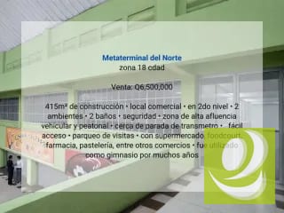 Local en Venta en Metaterminal del Norte zona 18 cdad — Local en Venta en Zona 18, Guatemala, Ciudad — miniatura 3 de 8