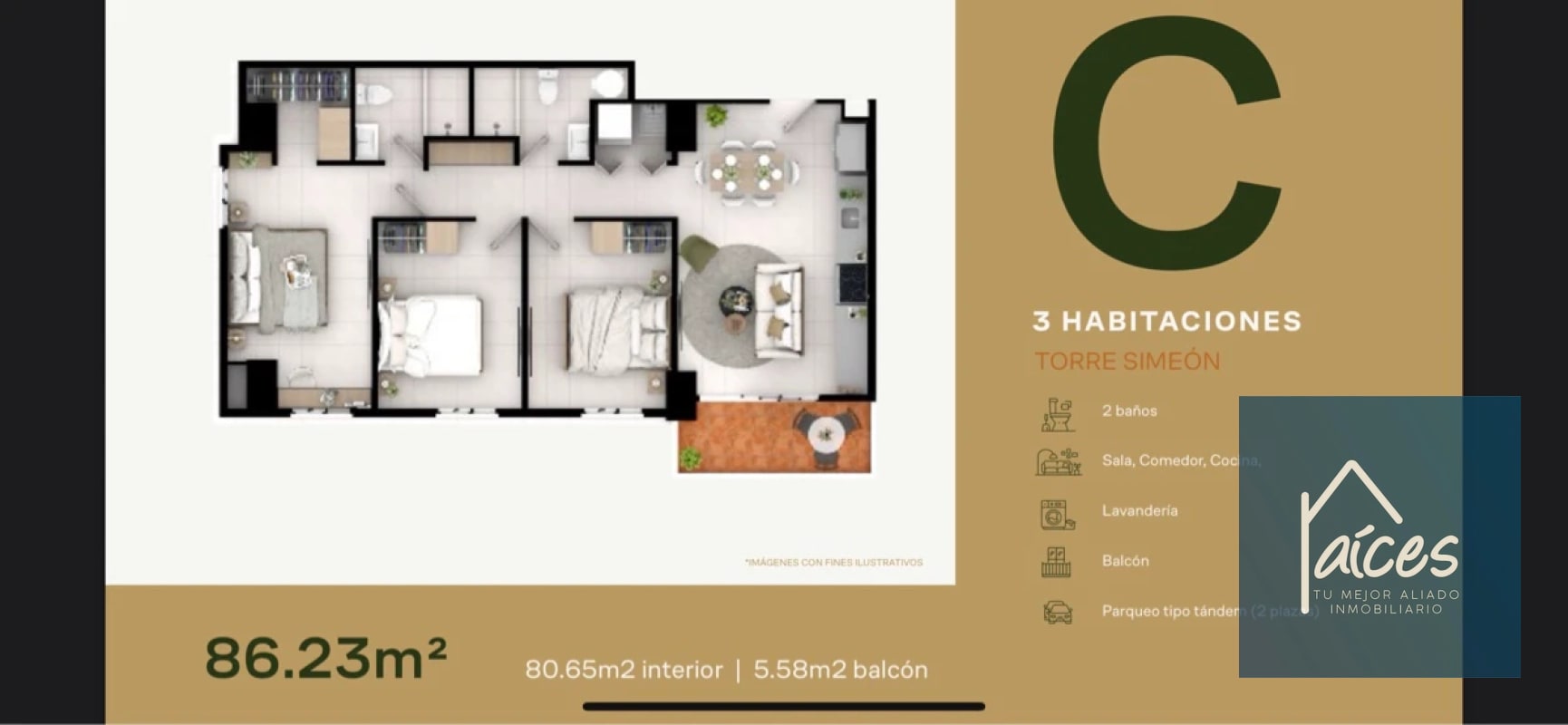 Apartamento estudio en venta MINERVA Zona 2 (D) - 11