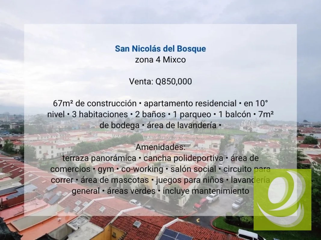 Apartamento en Venta en San Nicolás del Bosque zona 4 Mixco - 3