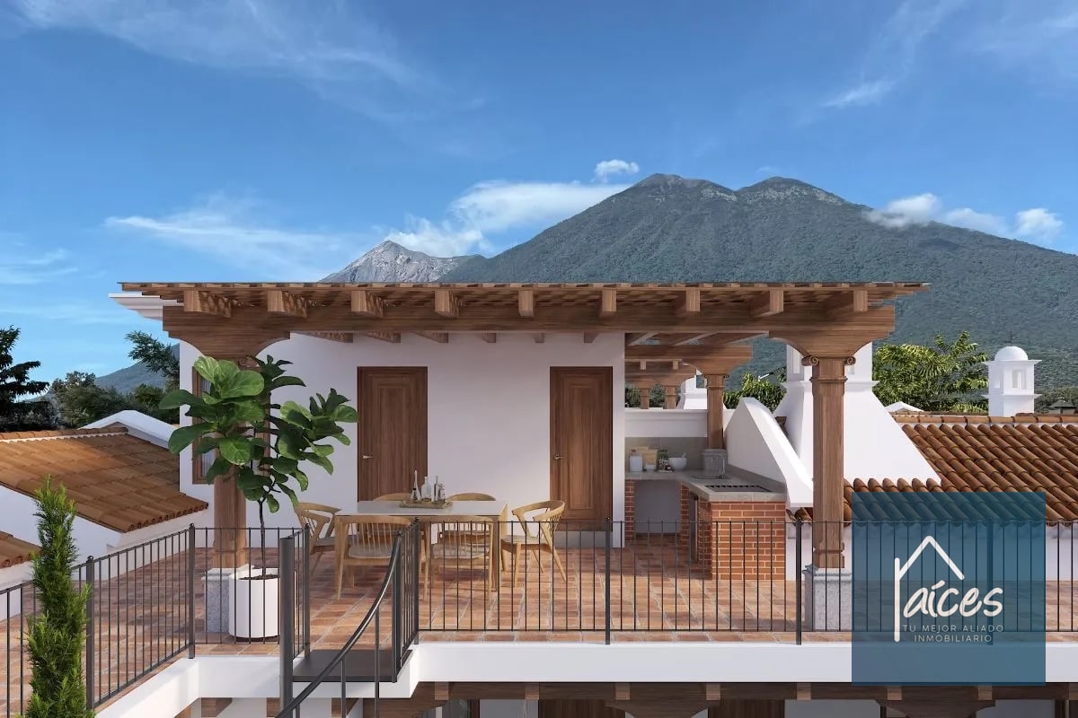 Casa en venta Mariposas De la Estancia Modelo A - Antigua Guatemala (D) - 1