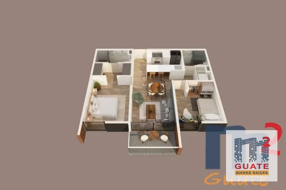 Apartamento de en Venta, Zona 11 - 1