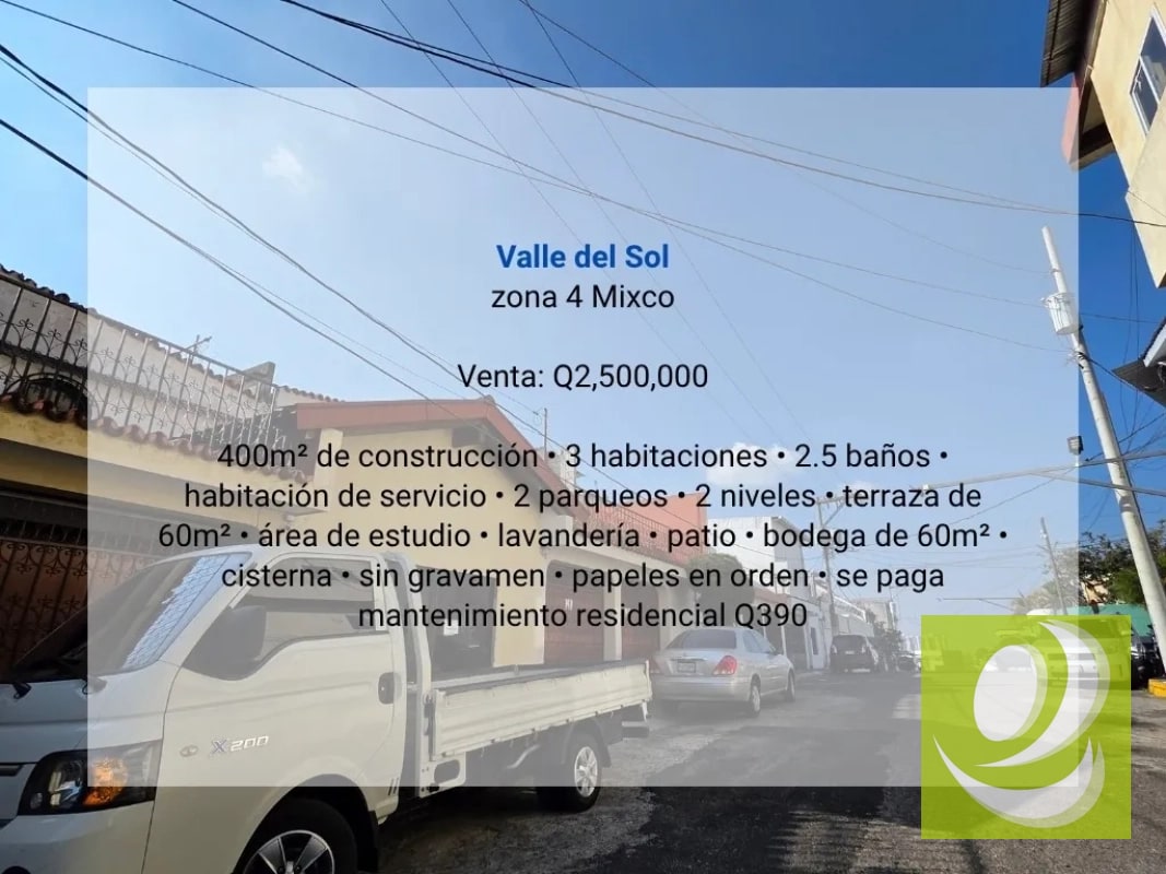 Casa en Venta en Valle del Sol zona 2 Mixco - 3