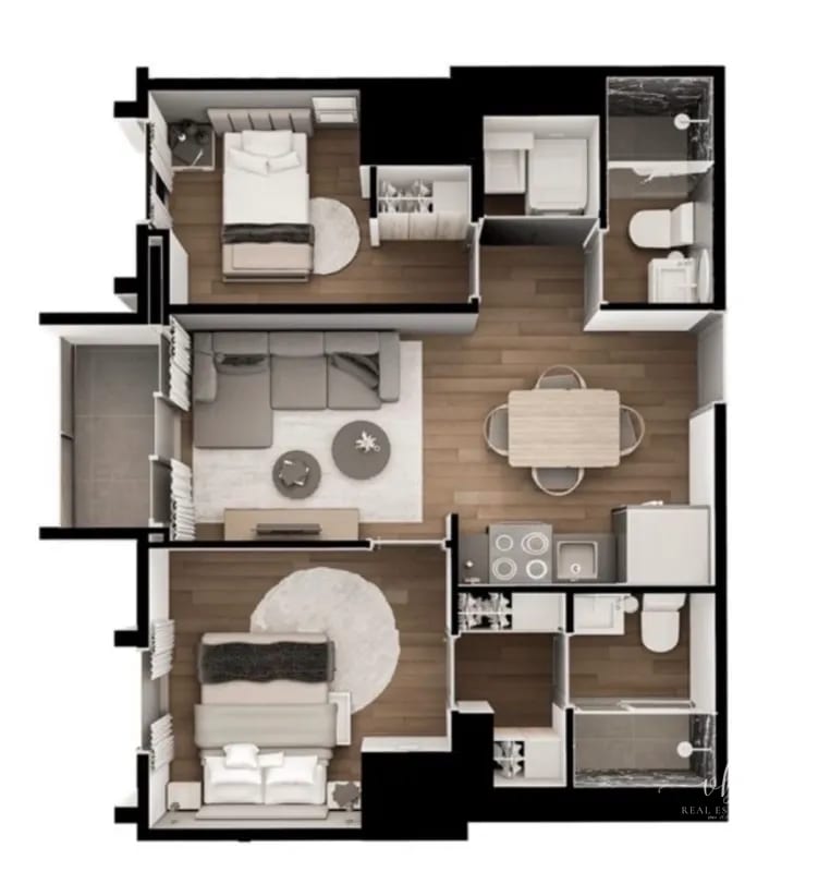 Apartamento nuevo en alquiler - Atarah z10 — Apartamento en Alquiler en Atarah, Zona 10, Guatemala, Ciudad — foto 1 de 1